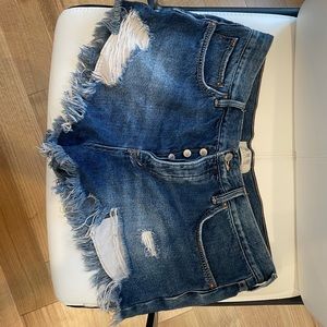 free people living good vibrations cutoff shorts